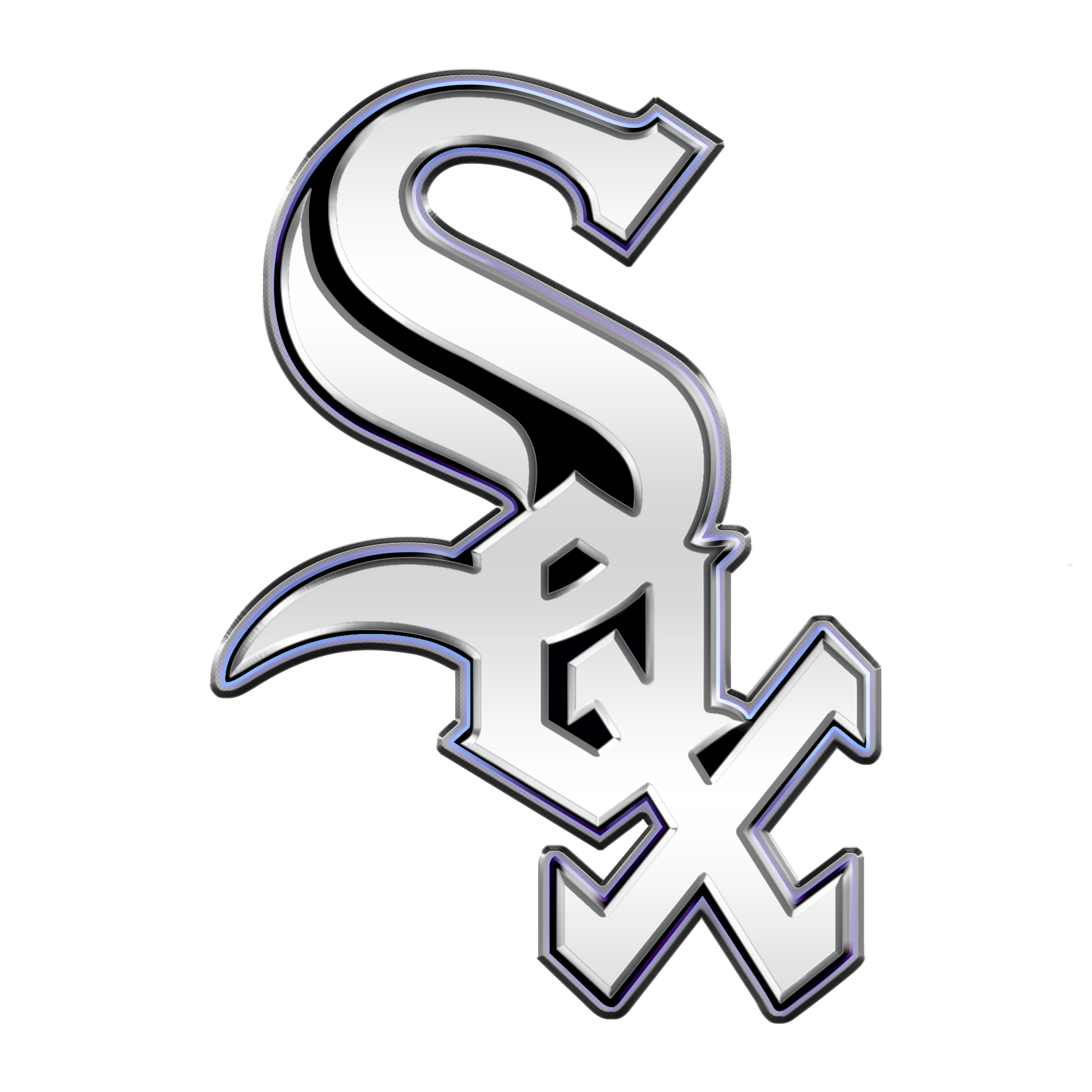 Chicago White Sox Crystal Logo iron on paper